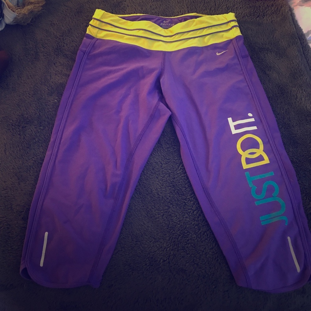 Purple Nike pants